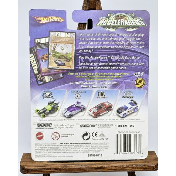 Hot Wheels AcceleRacers Metal Maniacs 1/9 Power Bomb White Sealed #67784 G8103 - Picture 5 of 9